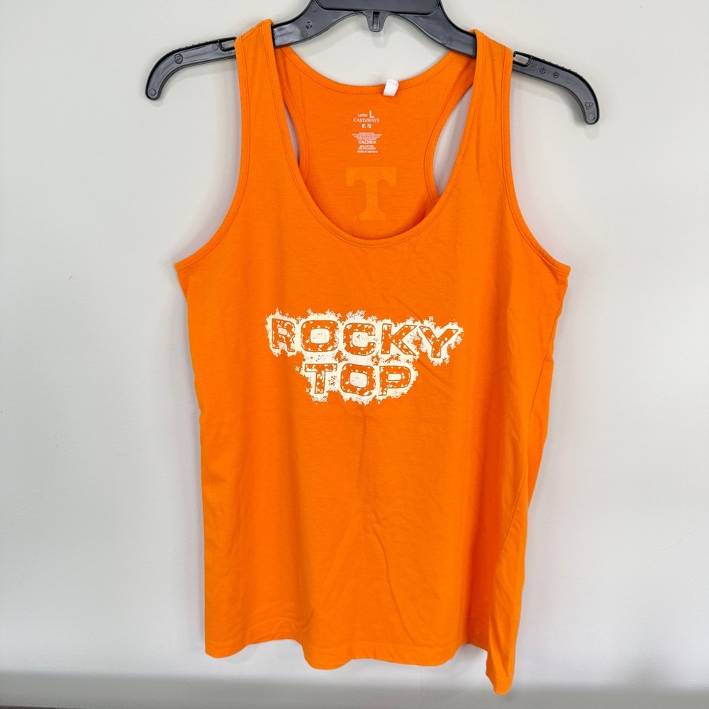 Tennessee Volunteers Women’s Rocky Top Orange Tank Top Size Large